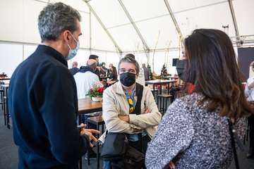 Brindis navideño del Cabildo con los medios de comunicación de Gran Canaria/TA y Acfi Press.